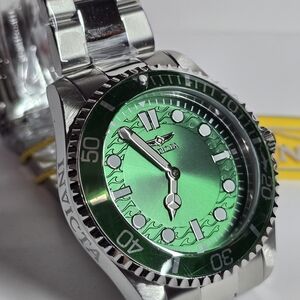 Invicta Pro Diver Men's Watch - 43mm, Steel, Green (49695)